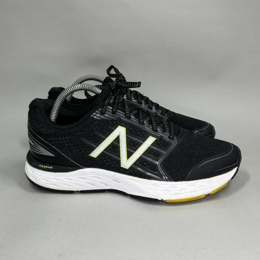 New Balance 680 v5 Running Shoes Men's Size 8.5 Black Athletic Training Sneakers